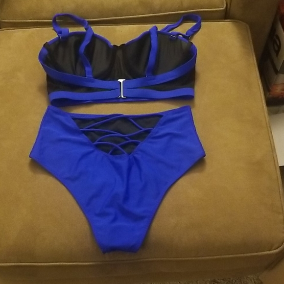 B FYNE High Waisted Bikini Set NWOT - Picture 2 of 5